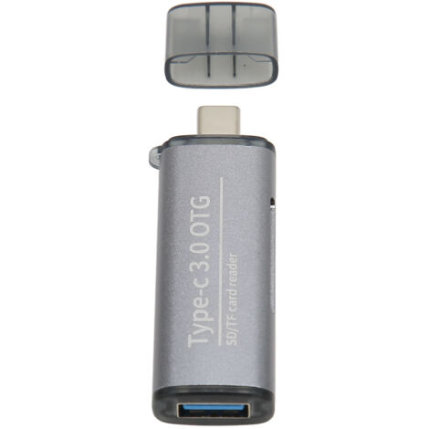 Dualer USB-C- und USB 3.0-Kartenleser für Micro-SD- und tragbare Speicherkarten (1/5)