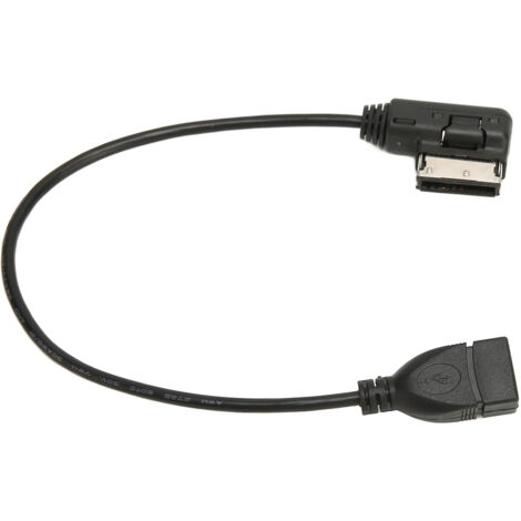 Wiederaufladbares Plug-and-Play-Audiokabel, 0,3 m, für Audi A3 A4 A5 A6 A7 A8 Q5 Q7 S5, Anschlussschnittstelle (1/5)