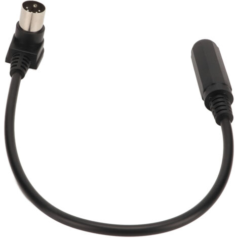 6,35-mm-Klinkenbuchse auf 5-poligen MIDI-Stecker (Winkeladapterkabel) für Audioinstrumente (1/5)