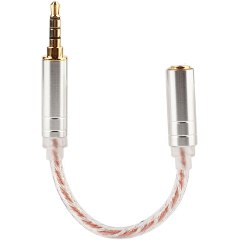 Audioadapter (Stecker auf Buchse) für HiFiman ZX300A Kopfhörer und kompatible Geräte (1/5)