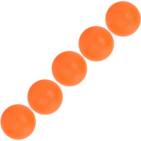 Feste Silikon-Handballen zur Kräftigung der Finger – Krafttraining und Handflächenmassage – 5er-Pack – Orange (1/5)