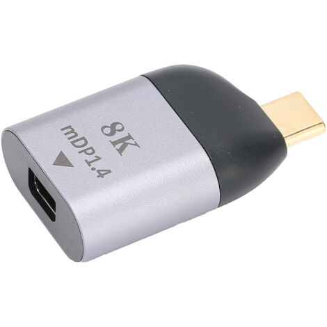 USB-C-auf-Mini-DisplayPort-Adapter, 4K 60Hz, kompatibel mit MacBook, Windows und Android (1/5)