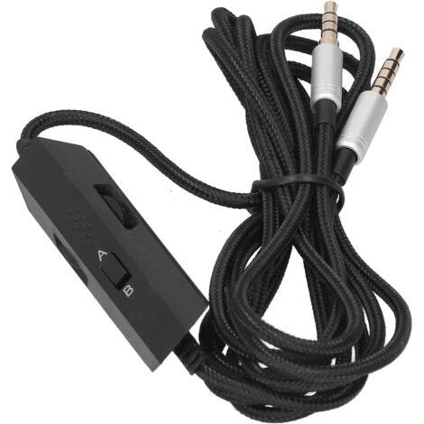Ersatzkabel mit Mikrofon und Lautstärkeregler für Logitech Astro A10 A40 Gaming-Headset (1/5)