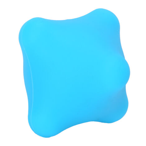 Silikon-Massageball für Hände und Nacken, zur Linderung von Muskelschmerzen, Faszienübungen, blau (1/5)