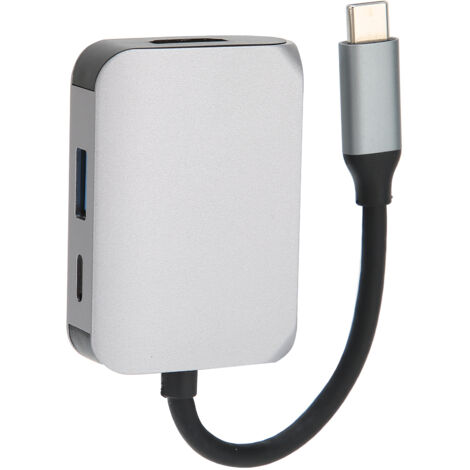 3-in-1 USB-C-Dockingstation mit HDMI-, USB 3.0-Anschlüssen und Power Delivery-Schnellladefunktion (1/5)