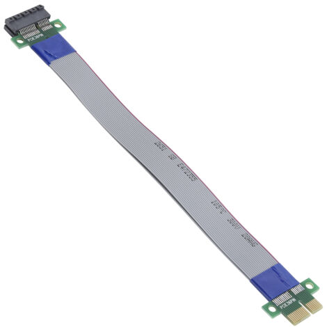 PCI Express 1X-Verlängerungskabel, Grafikkarten-Verlängerungskabel, Stecker-Buchse-Anschluss, Flachbandkabel EP051 (1/5)