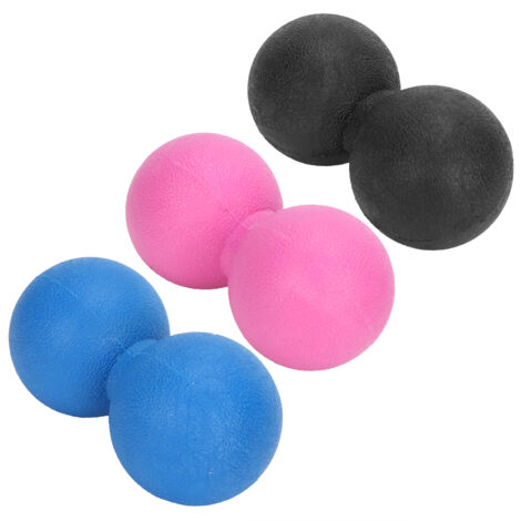 TPR-Massageball zur Muskelentspannung und Regeneration nach dem Sport, tragbar – Schwarz, Rosa, Blau (1/5)