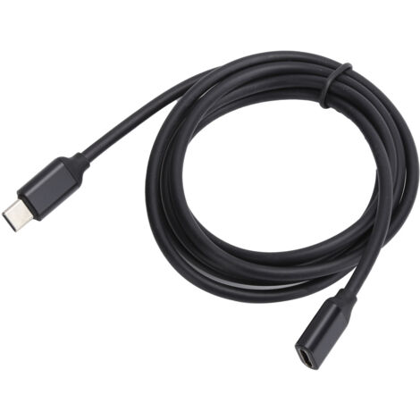 1,5 Meter langes USB-C-Verlängerungskabel (Stecker auf Buchse), 60 W 3 A für Schnellladung, Anschlussadapter (1/5)