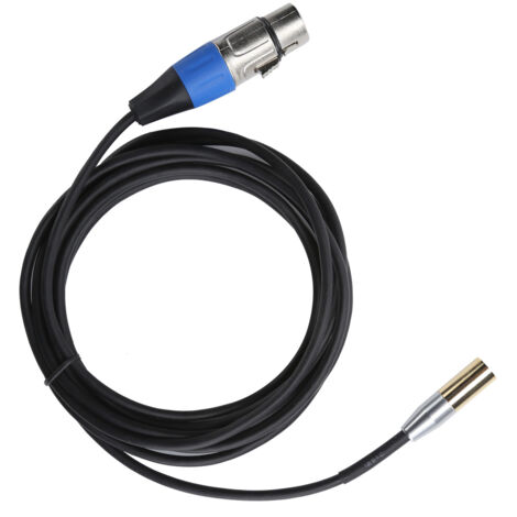 Mini-XLR-Audiokabel (3-polig, Stecker/Buchse) für Canon-Mikrofone, 1 m / 3,3 ft, Mikrofonanschlusskabel (1/5)