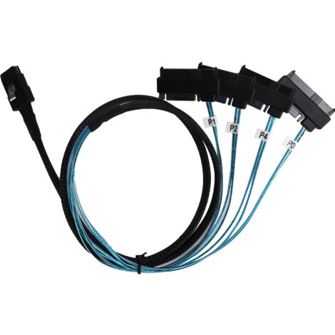 Mini-SAS-36-Pin-Adapterkabel SFF-8087 auf SFF-8482 für SAS-Festplatten (1/5)