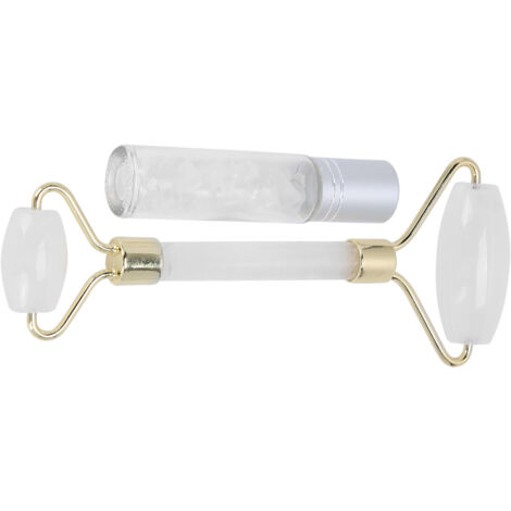 Gesichtsroller aus Quarz-Jade mit ätherischen Ölen – Anti-Falten- und Anti-Aging-Roller (1/5)