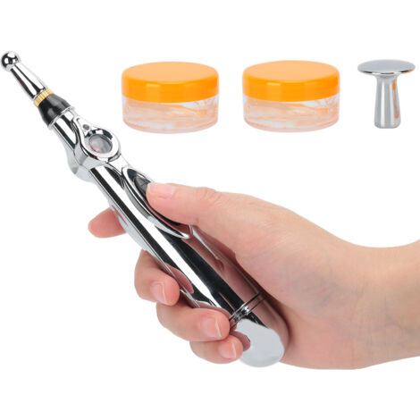 Elektronischer 3-in-1-Massagestift – Tragbares Akupunkturgerät, Schmerzlinderungsstimulator und Energieausgleichsgerät (1/5)