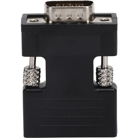 HDMI-zu-VGA-Konverterkabel mit Audioausgang – Schwarzer Adapter (1/5)