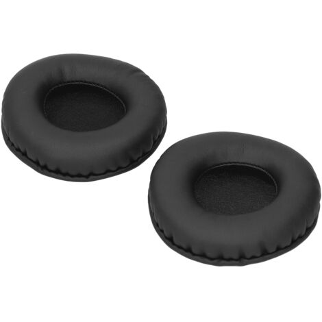 Ersatz-Ohrpolster für Sony MDR, Audio-Technica ATH, MDR-V500 und ATH-WS99 Kopfhörer, schwarz (1/5)