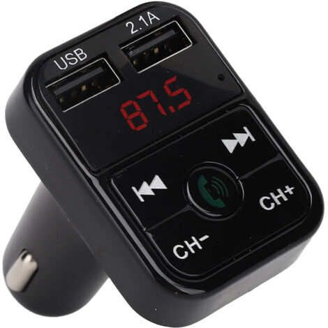 Bluetooth 5.0 FM-Transmitter fürs Auto mit Schnellladefunktion und MP3-Player (1/5)