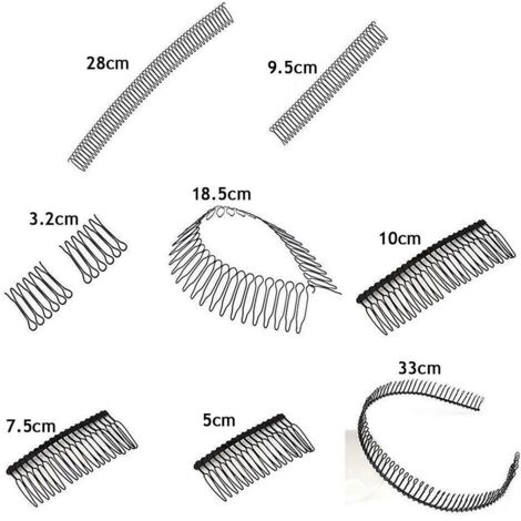 U-förmiger Haarkamm mit weicher Oberfläche, unsichtbare elastische Haarspange für Frauen und Mädchen (1/3)