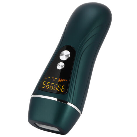 IPL-Haarentfernungsgerät mit 990.000 Lichtimpulsen für langanhaltende Haarentfernung und Hautpflege, inklusive 110–240-V-Adapter für Europa. (1/5)