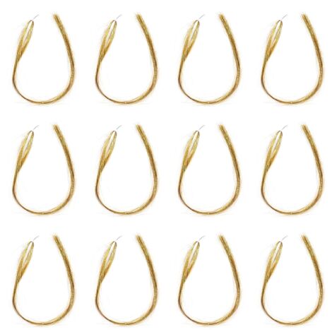Haarverlängerungen mit Goldglitzer, glänzender Dreadlock-Effekt (1/5)