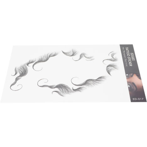 Wasserfester Haar-Front-Sticker mit natürlichem Tattoo-Effekt, perfekte Kontur ED-17 für Haar (1/5)