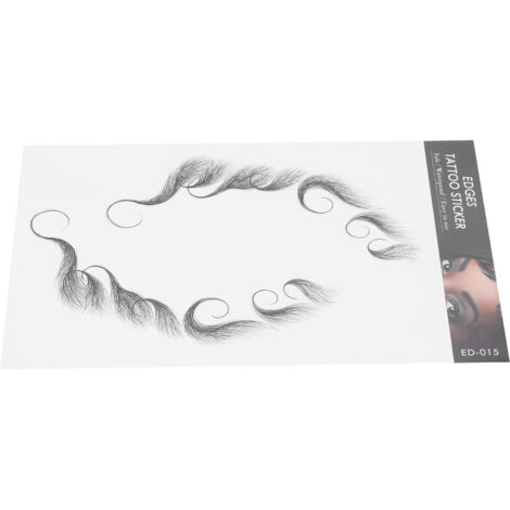 Wasserfester Haar-Front-Aufkleber für Frauen, natürliches Haar-Tattoo, ED-15-Aufkleber (1/5)