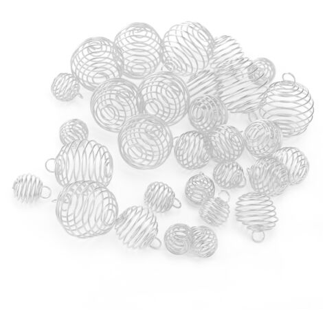 Verzierte Metallringe für Zöpfe und Dreadlocks, weiße und goldene Haaraccessoires für den Frühling. (1/5)