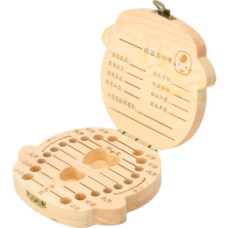 Erinnerungsbox für Babyzähne – Aufbewahrungsbox für die ersten Zähne – Baby-Erinnerungsset (1/5)