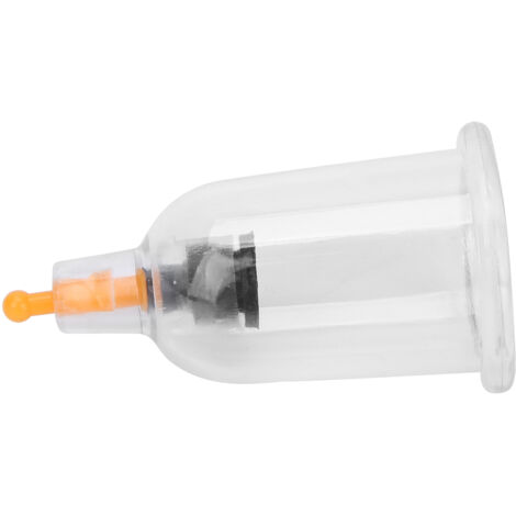 Transparente Silikon-Massagebecher für Schröpftherapie und Muskelentspannung (1/5)