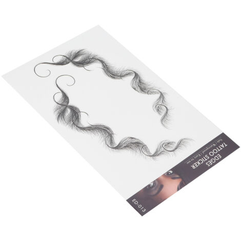 Wasserfester Haar-Frontaufkleber, natürliches Haar-Tattoo ED-13 für Frauen (1/5)