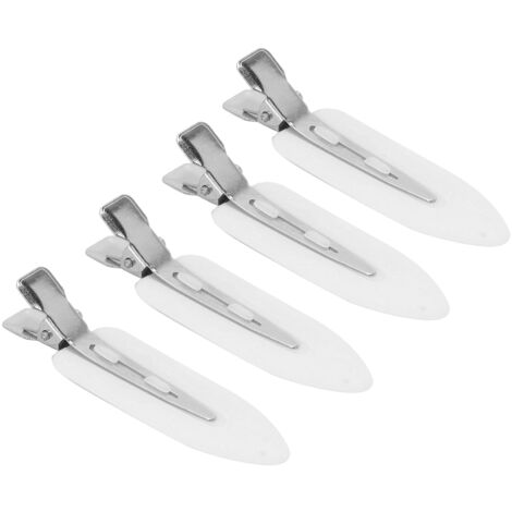 Anti-Frizz-Haarspangen für glattes Haar, Markenlose Haaraccessoires für Damen, Strapazierfähige weiße Spangen (1/5)