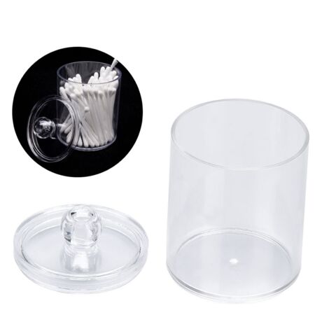 Aufbewahrungsbox aus Acryl für Wattestäbchen – Transparente Organizerbox (1/5)