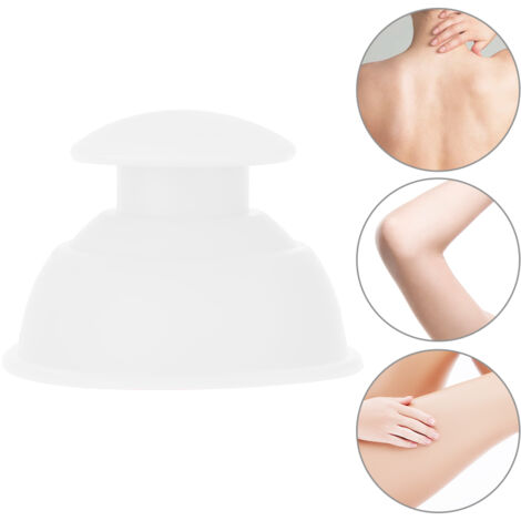 Anti-Cellulite Silikon-Massage-Saugaufsatz – Feuchtigkeitsabsorber, Weiß (1/5)