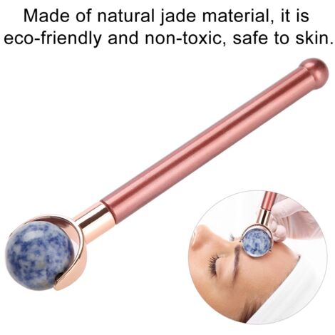 Anti-Falten-Jade-Roller für Gesicht – Augenkontur- und Stirnpflege (1/5)