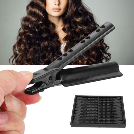 18-teiliges Lockenwickler-Set für professionelles Haarstyling zu Hause – Schwarzes Haarstyling-Set (1/5)