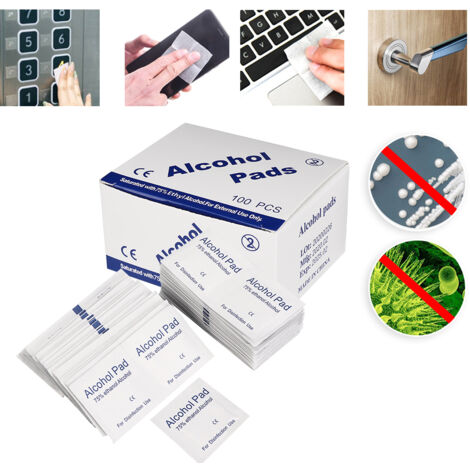 100 Einweg-Reinigungstücher (6 x 6 cm) aus Vliesstoff, ideal für Hygiene und Haushaltspflege (1/5)