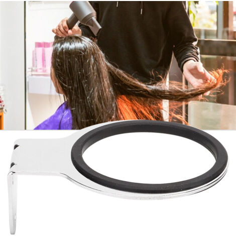 Wandmontierter Haartrocknerhalter aus Edelstahl mit integriertem Stauraum (1/5)