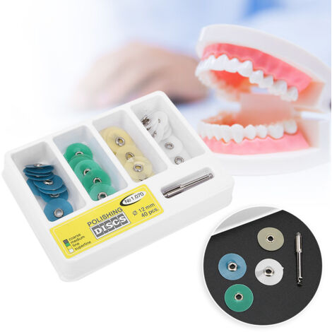 40 Polierscheiben für Kompositveneers, professionelles Zahnfinish-Set (1/5)