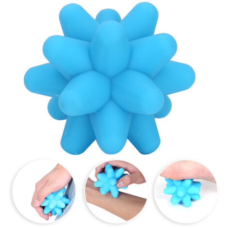 Silikon-Akupressurball – Tiefenentspannung – Fitness und Regeneration (Blau) (1/5)