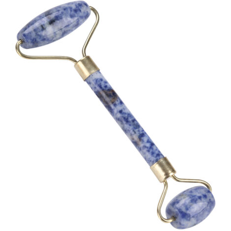 Massageroller aus blauem Jade für Gesicht, Augenpartie und Hals – Anti-Falten und Hautstraffung (1/5)