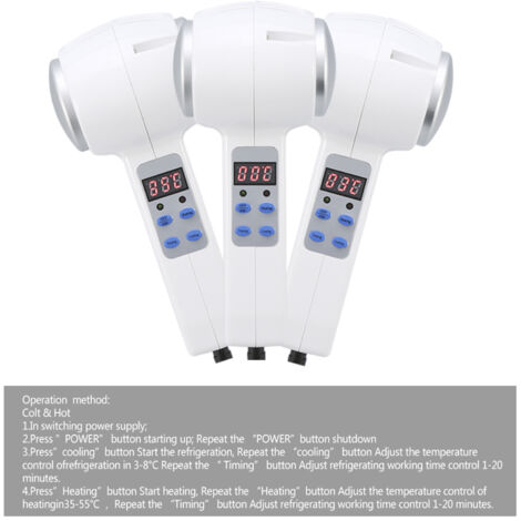 Gesichtsmassagegerät mit warmer und kalter Funktion für Lifting und Anti-Falten (1/5)