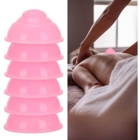 Rosa magnetische Silikon-Massagebecher für mehr Wohlbefinden (1/5)