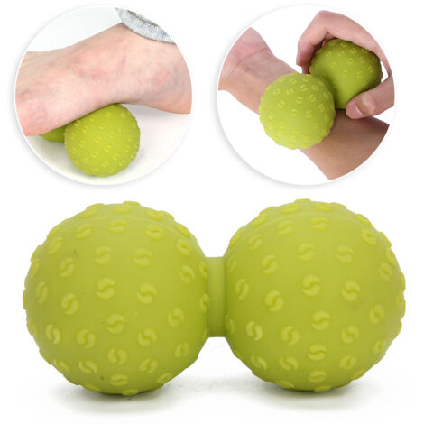 Doppelmassageball für Verspannungspunkte – Muskelentspannung, Regeneration nach dem Sport und Dehnung (1/5)