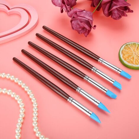 Silikon-Zahnstift zum Modellieren und Auftragen von Klebstoff – 5er-Pack (1/5)