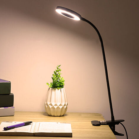 LED-Make-up-Lampe mit Klemme, verstellbares Licht für Wimpernverlängerungen und -behandlungen, USB-betrieben (1/5)