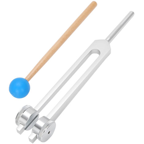 126,22 Hz Stimmhammer aus Aluminiumlegierung für Meditation und Yoga mit Gabel (1/5)