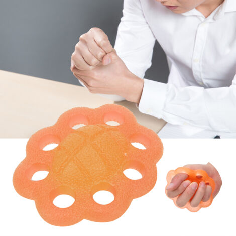 Hand- und Fingerkrafttrainingsgriff – Zubehör für die Muskelrehabilitation in Orange (1/5)