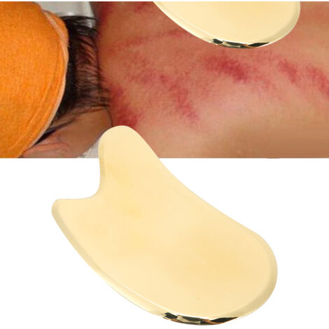 Gua-Sha-Platte aus Messing zur Muskelentspannung und Akupressurtherapie (1/5)