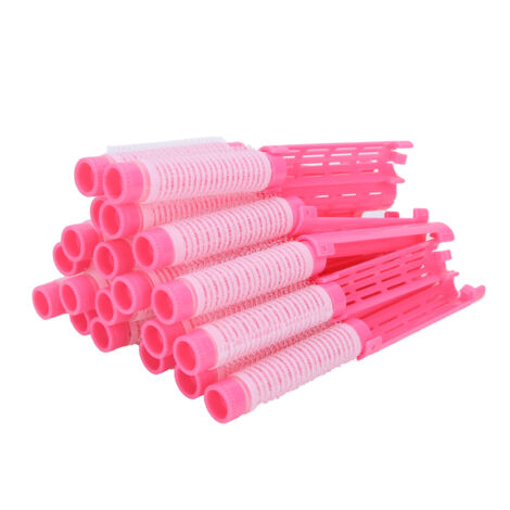 20 Lockenwickler für krauses und lockiges Haar – Rosa Haaraccessoire (1/5)