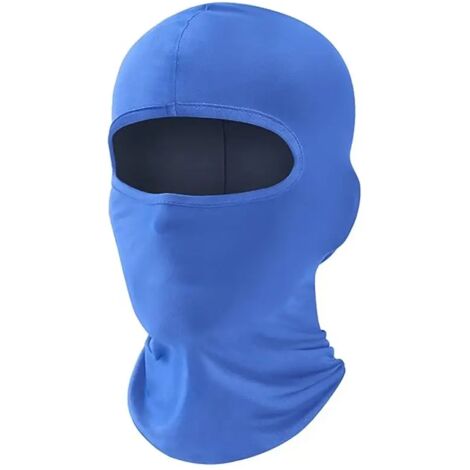 Casques de moto automne-hiver, adaptés aux hommes et aux femmes, avec lunettes de ski respirantes bleues