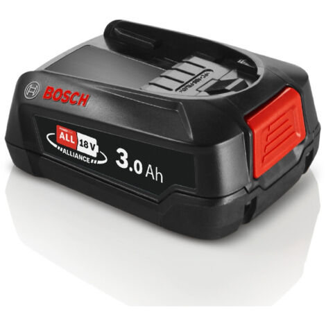 Bosch – Batterie interchangeable 18V 3Ah Lithium-Ion – Autonomie prolongée pour aspirateur balai Unlimited – Compatible avec Power for ALL - BHZUB1830