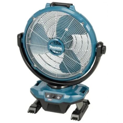 Makita – Ventilateur sur pied sans fil 18V – Puissance 5 vitesses – Pivotement automatique 120° – Confort optimal pour séchage peinture